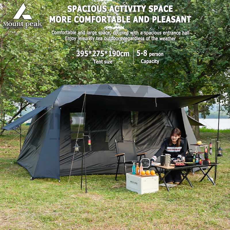Emergency Mylar Tent - Mount Peak Automatisches großes Campingzelt für