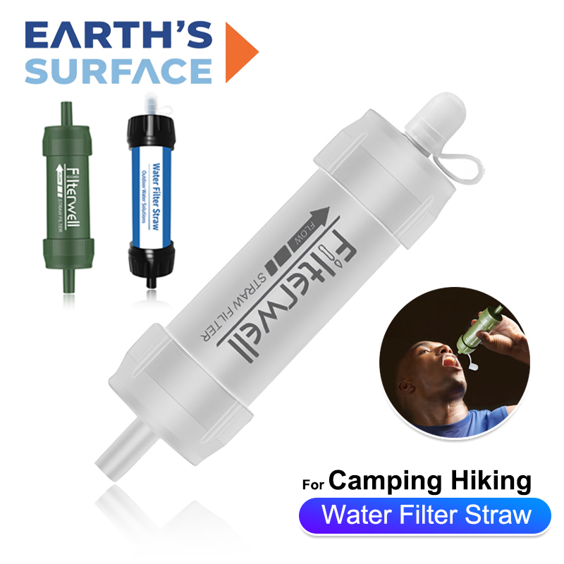 Water Purification Straw - Tragbarer Mini-Wasserfilter-Strohhalm für Outdoor-Aktivitäten, Mikron-Wasserreiniger für