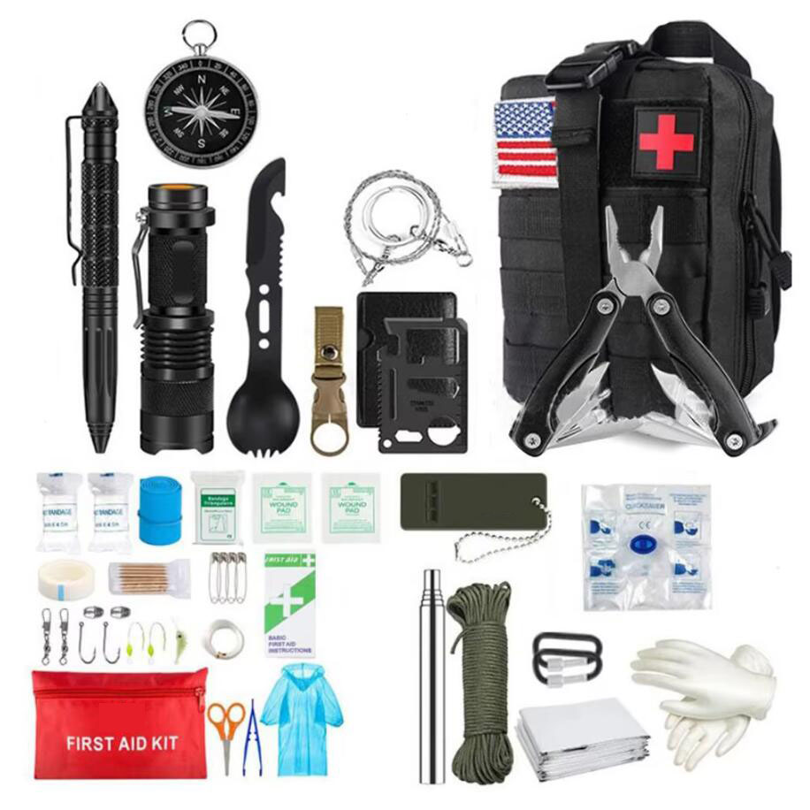 Bivy Bag Emergency - Survival Erste-Hilfe-Set Survival Komplettset Molle Outdoor-Ausrüstung