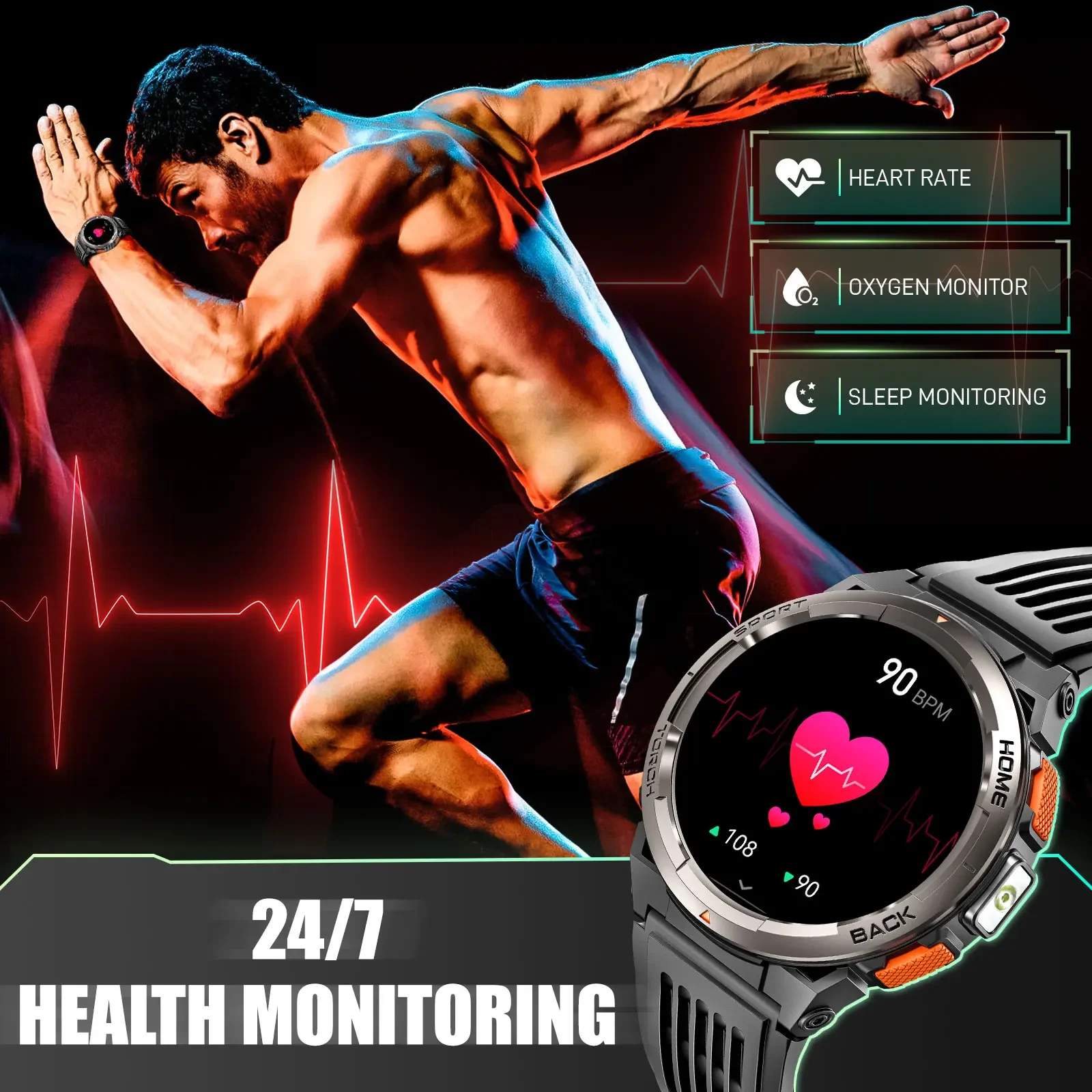 EIGIIS Smartwatch KE5 2024, 3  – Compass Lensatic Bewertung und Preis