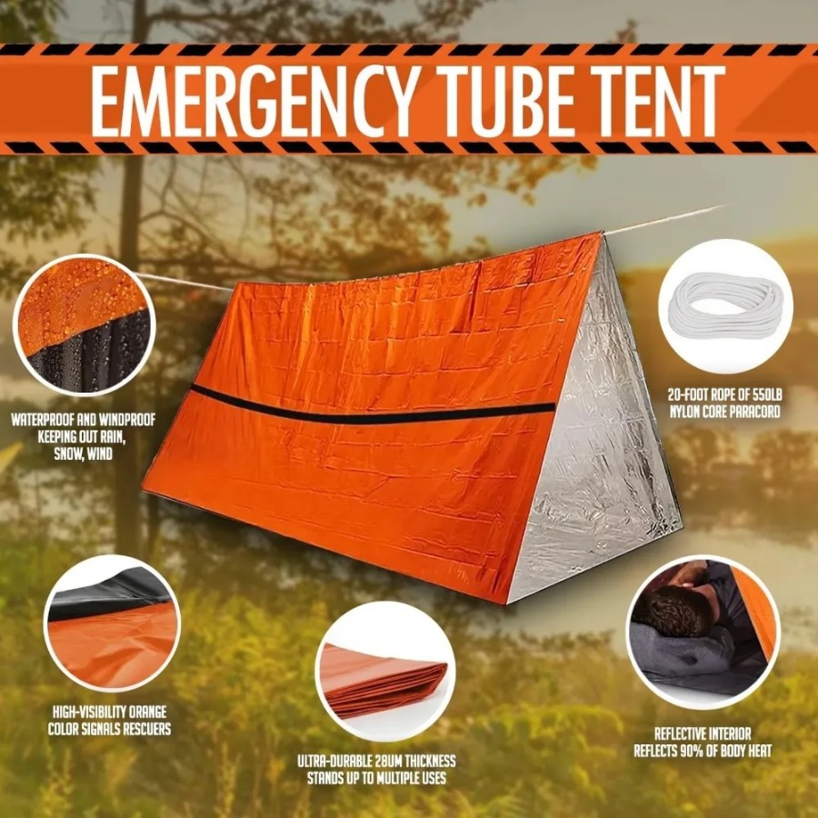 1-teiliger Anti-Regen-Notfalls – Emergency Mylar Tent Bewertung und Preis
