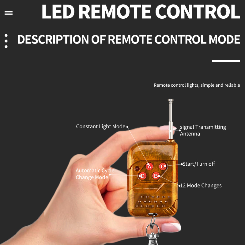 Kabellose LED-Warnleuchten für – Sos Light Strobe Bewertung und Preis