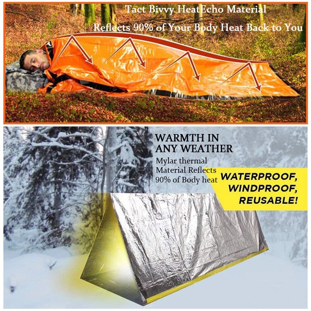 Notfall-Schlafsack für Überleb – Emergency Mylar Tent Bewertung und Preis